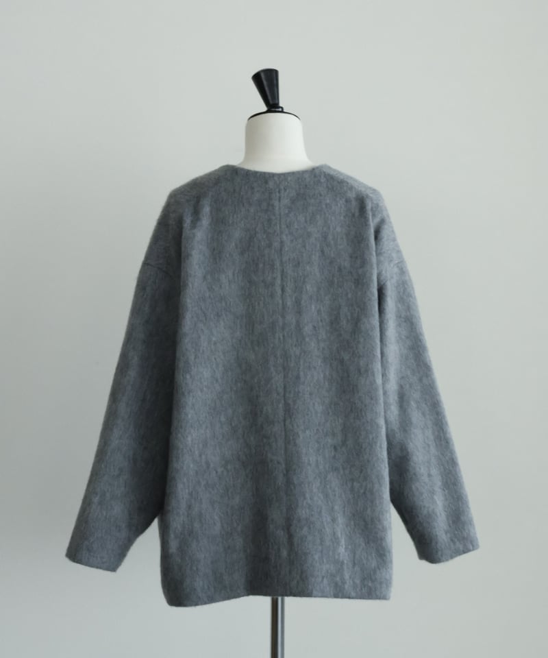 新品タグ付きOHGA SHAGGY CORDIGAN グレー