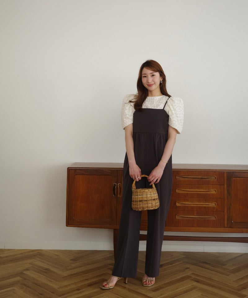 OHGA SOUFFLE オーガ　FLORAL ブラウス　新品 FLOWER PUFF | OHGA