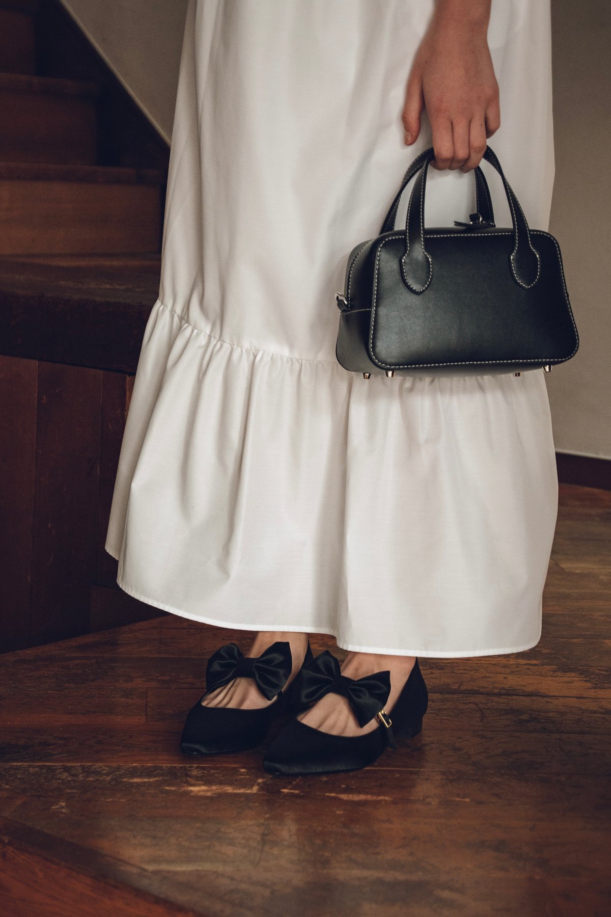 SATIN RIBON PUMPS | OHGA