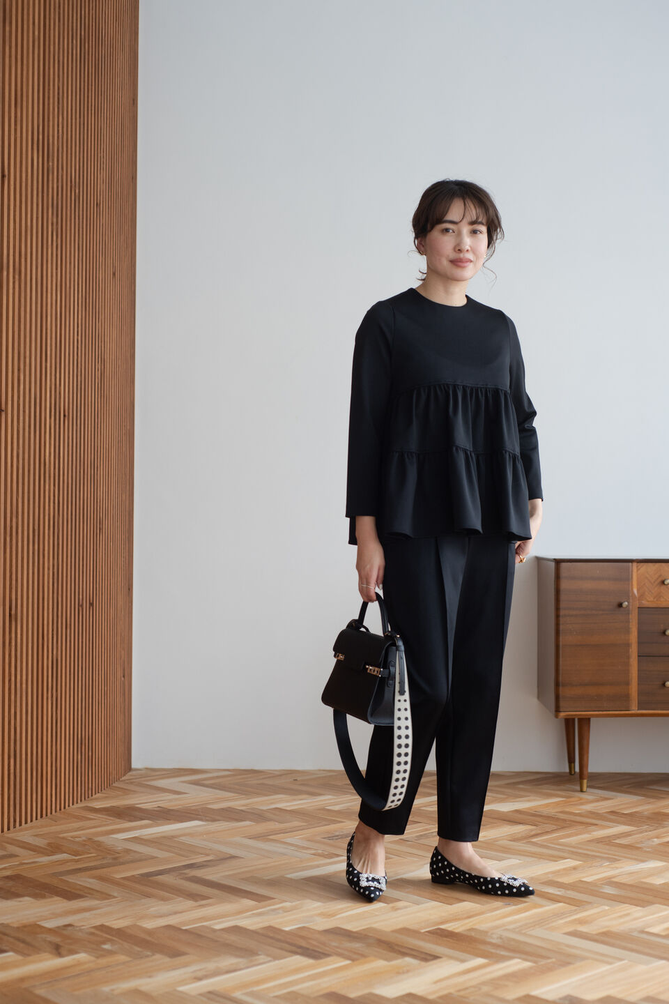 ohga ドットビジューパンプス