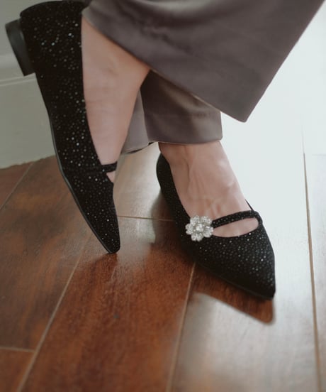 GLITTER BIJOU PUMPS