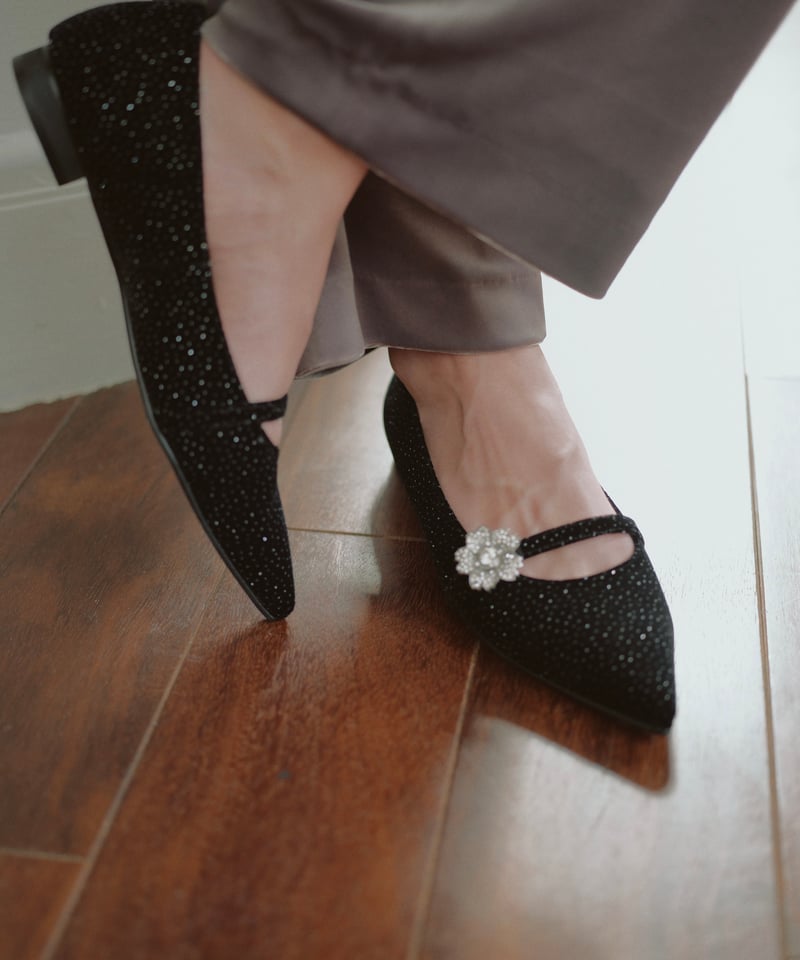 GLITTER BIJOU PUMPS | OHGA