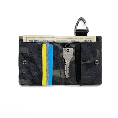 outdoor WALLET（ブラック・カモ）