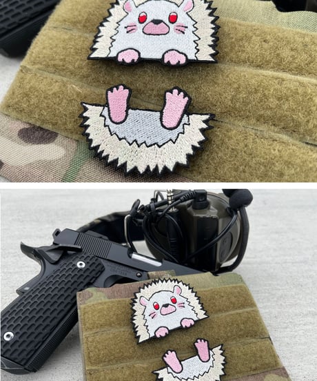 はさみはりねずみ（アルビノ）
