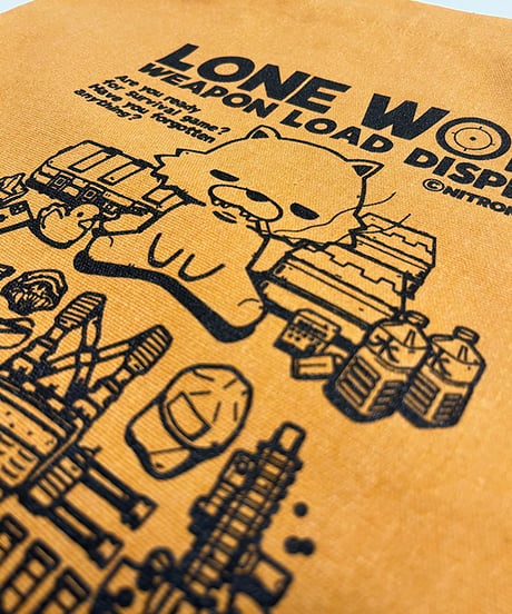 ローンウルフの"Weapon Load Display"トートバッグ