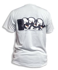シマエナガ　ドライＴシャツ（シルバーグレー）