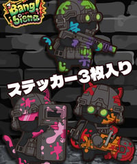 Z.C.A.T -ステッカーアソート3枚入り