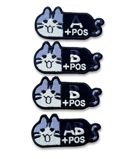 サバトラ血液型パッチ
