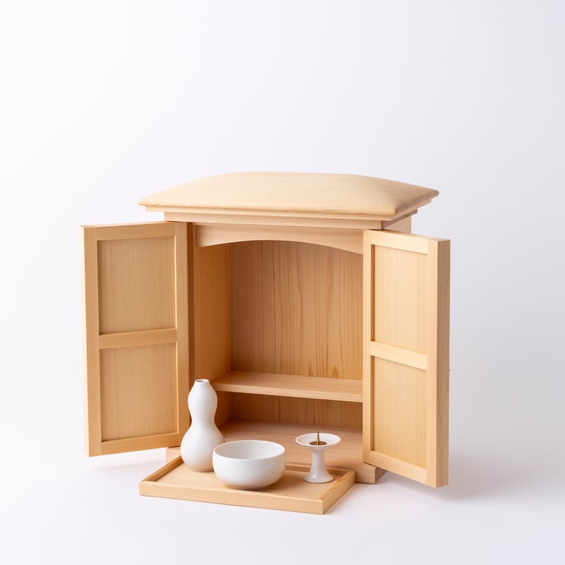 うーたん様……【木製屋根〈改〉】オーダー製作専用 OGAMIDO」丸屋根 | たなごころ（ウッドペッカーの神仏具）