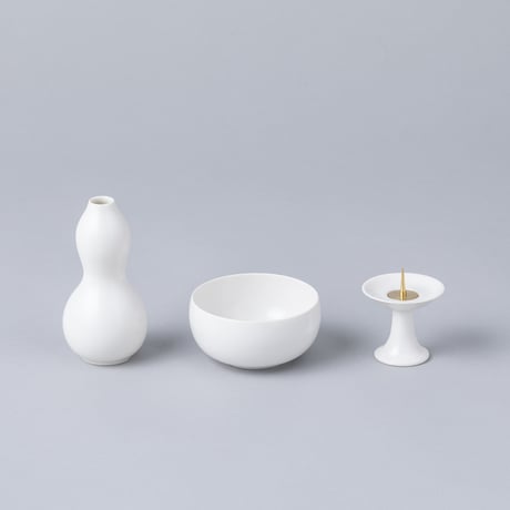 「 OGAMIDO」三具足