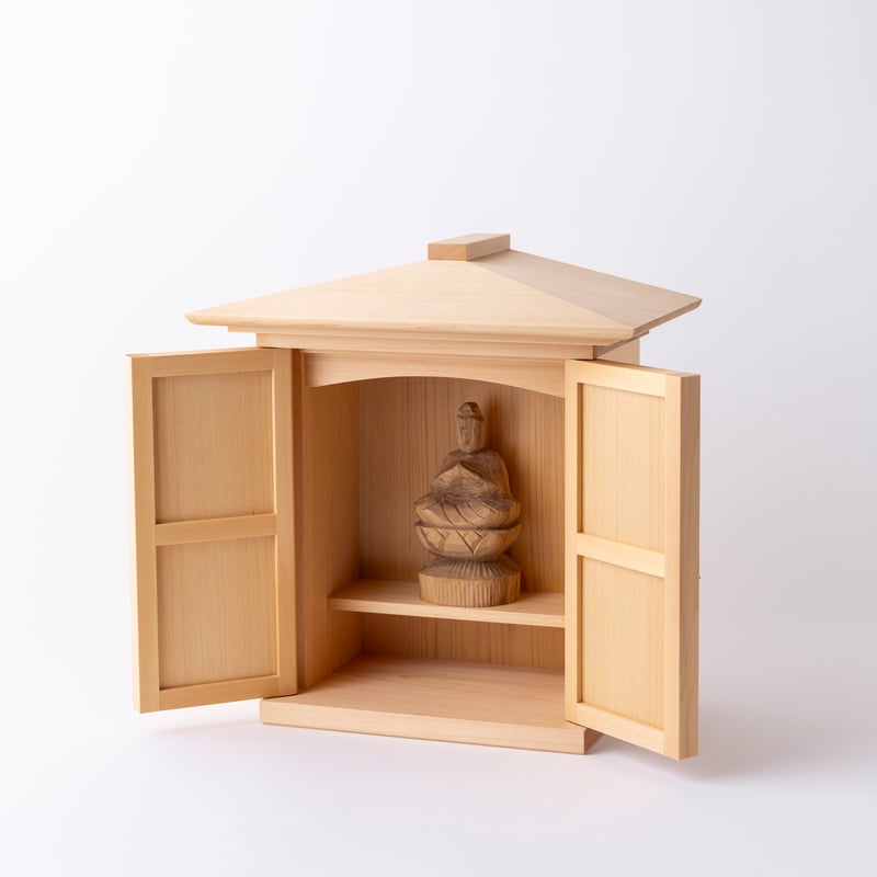 OGAMIDO」寄棟屋根 | たなごころ（ウッドペッカーの神仏具）