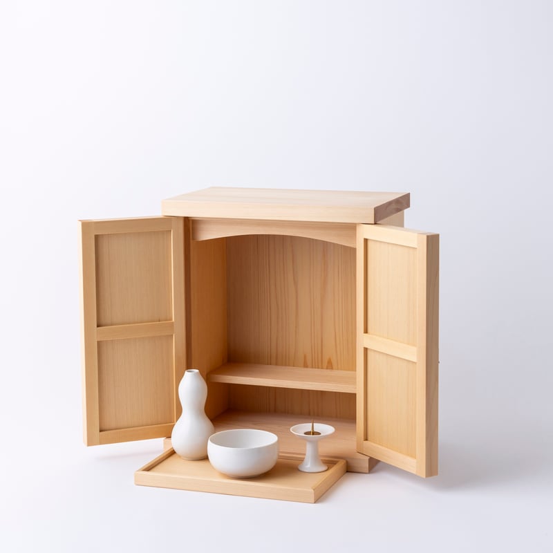OGAMIDO」屋根なし | たなごころ（ウッドペッカーの神仏具）