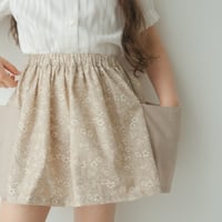 Dragee skirt / Gentle bloom-Ash