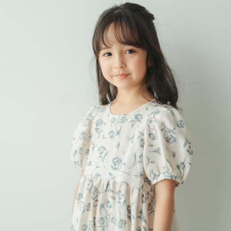 Summer cinnamon dress / Pale bloom