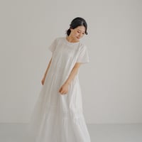 ladies Kouglof dress / White