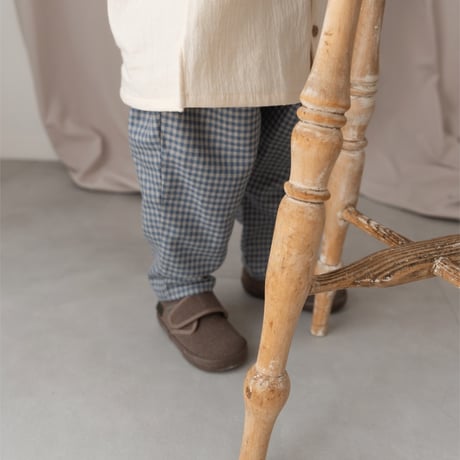 Sarrouel pants / blue check
