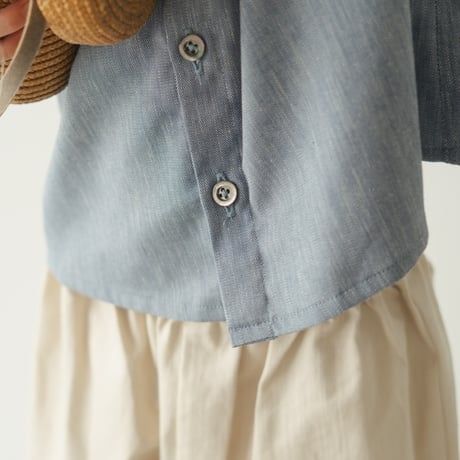 Florentine blouse / Washed denim