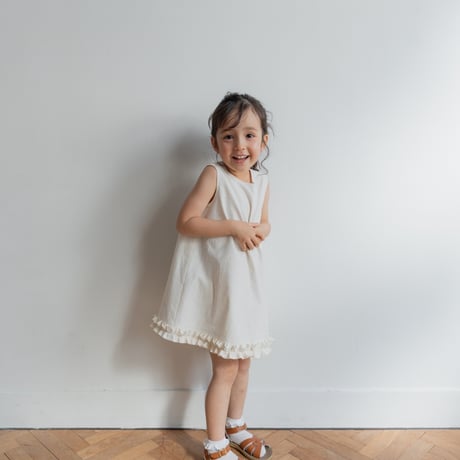 Cloudy dress / milk