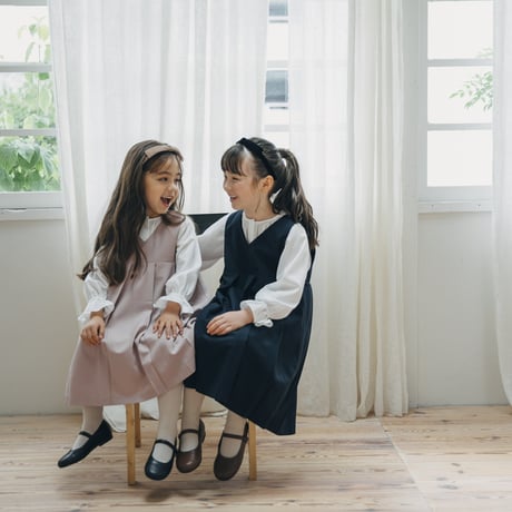 kids Wide jumper skirt / pink