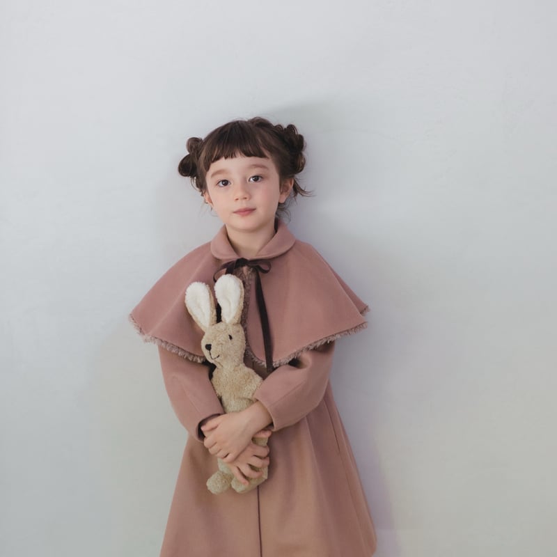 Doll cape coat / old rose | june -little closet-