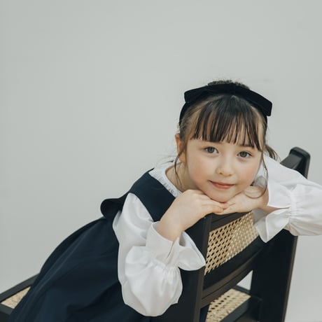 Ribbon head band / black