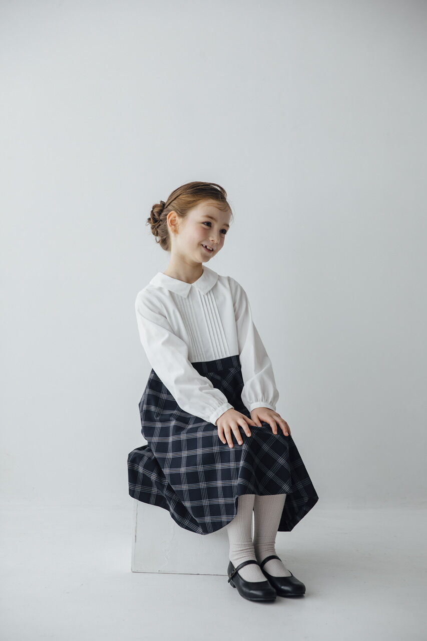 june little closet セレモニーワンピース Nina / white navy | june -little closet-