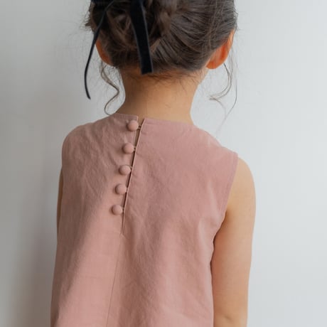 Cloudy dress / coral
