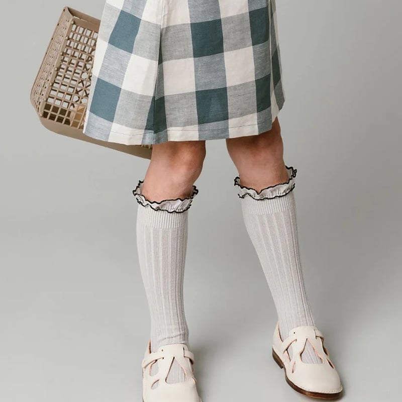 Collegien / Constance - Ribbed Knee-high socks