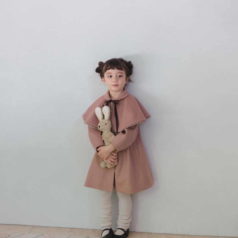 Doll cape coat / old rose | june -little closet-