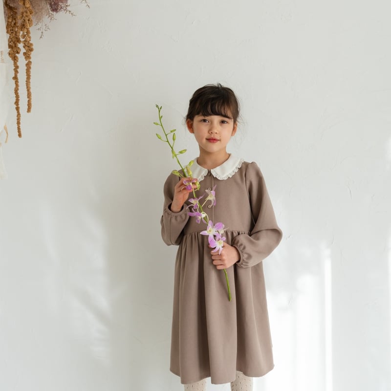 june little closet ワンピース　110 Anna / dusty rose | june -little closet-