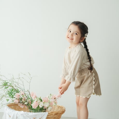 Tuille short pants / Sand denim