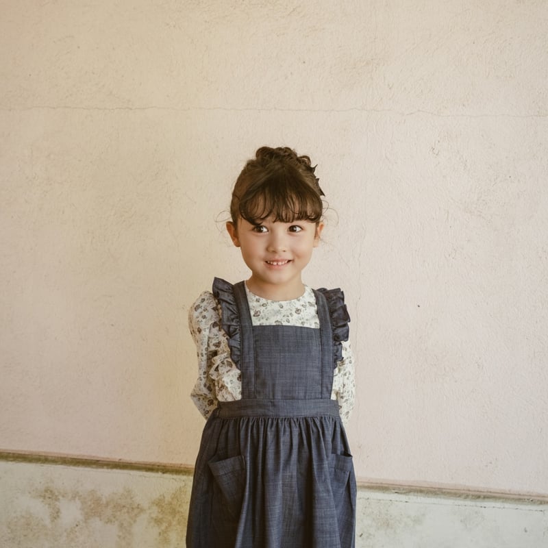 Apron dress / denim | june -little closet- Apron dress / denim | june -little closet-