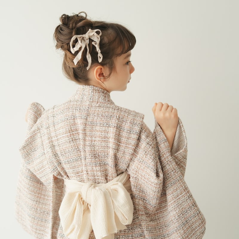 Yukata / Summer tweed - Pink | june -little clo