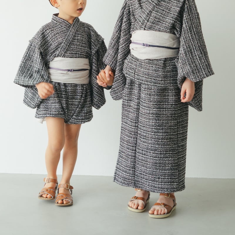 Yukata / Summer tweed - Black | june -little cl