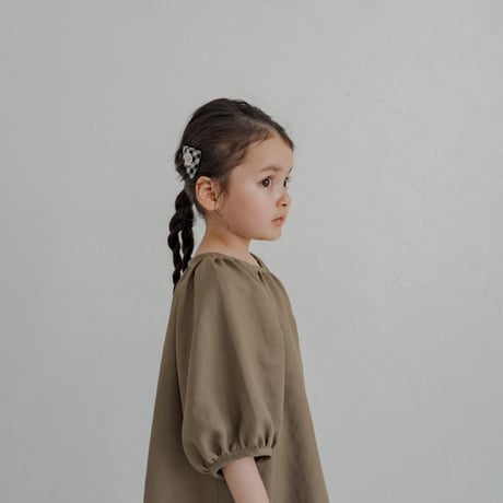 kids Summer dress / Sand brown