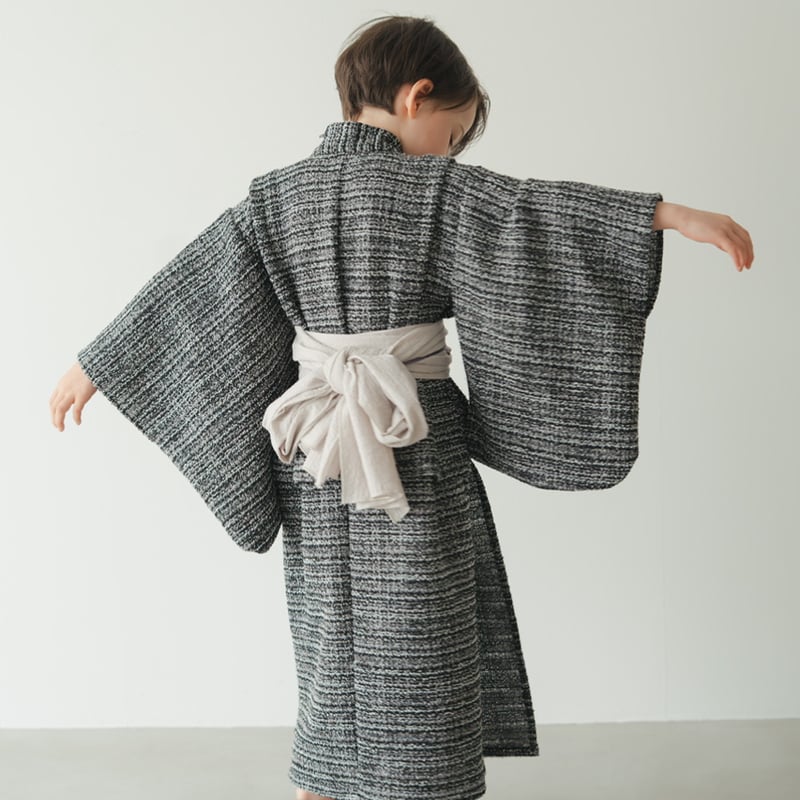 Yukata / Summer tweed - Black | june -little cl