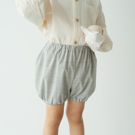Pumpkin pants (normal) / Quiet gray check