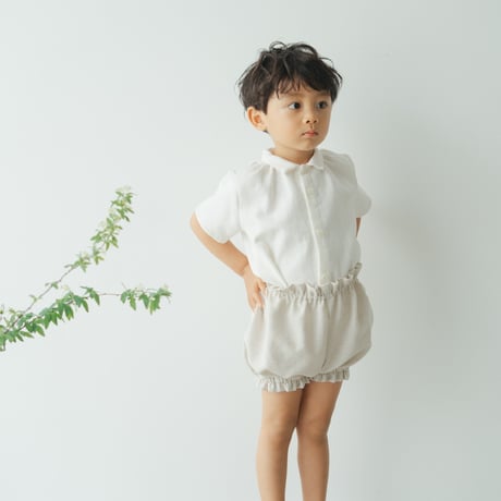 Pumpkin pants / Linen beige