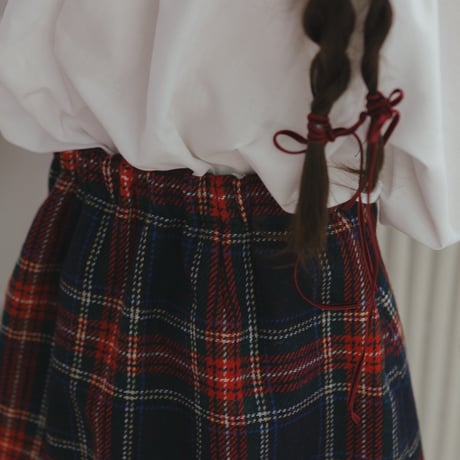 Traditional skirt / navy tartan