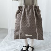 Multi bag / cocoa lace