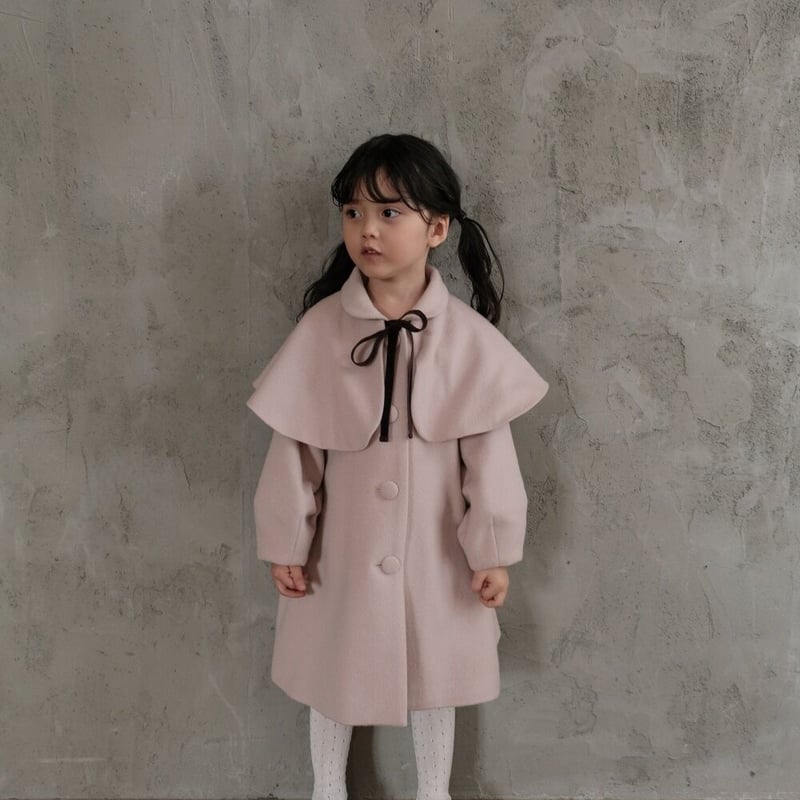 Doll cape coat / baby pink | june -little closet-