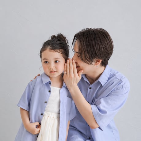 kids Summer shirt / Powder blue