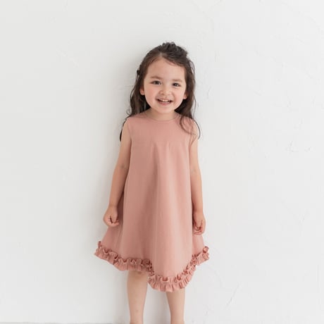 Cloudy dress / coral