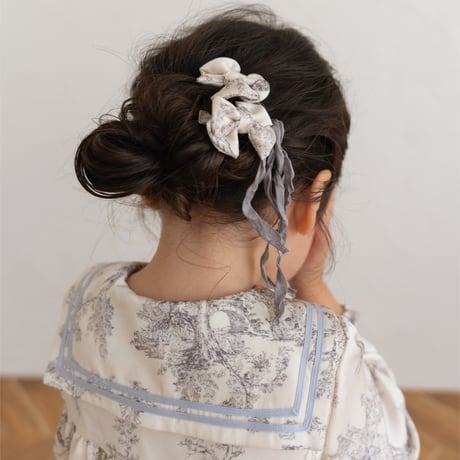 Mini hair ribbon pin 2pc set