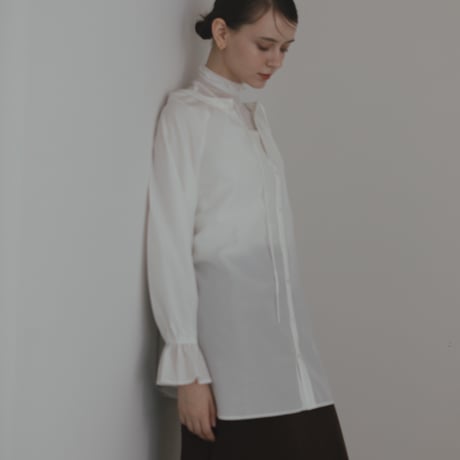 ladies Candy sleeve blouse / white