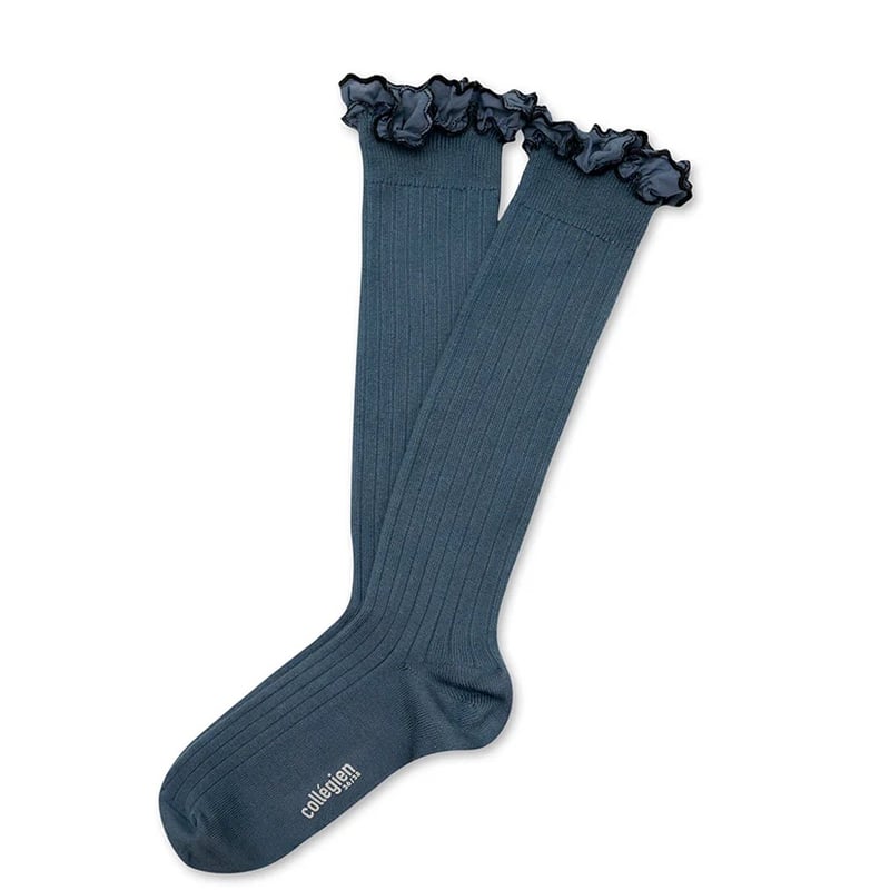 Collegien / Constance - Ribbed Knee-high socks
