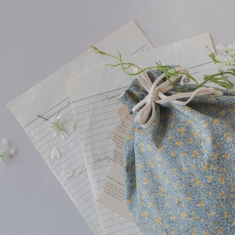 Drawstring bag / little flower