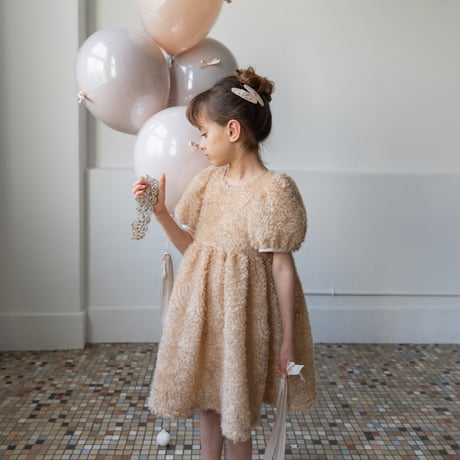 Anniversary dress / pink beige