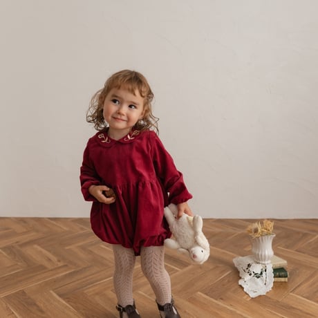 Charlie rompers / christmas red