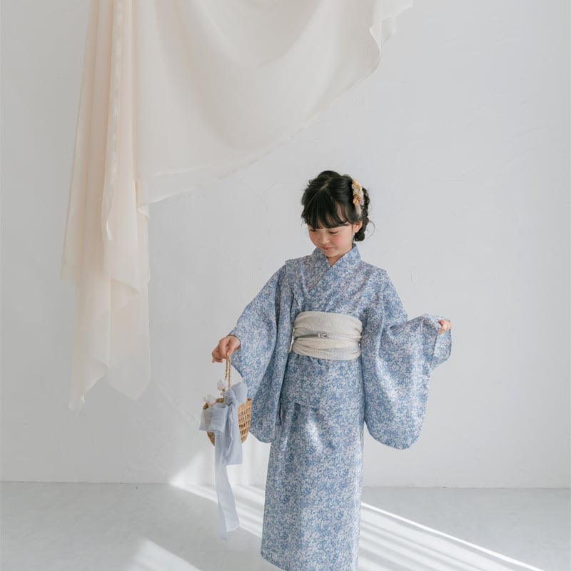 HANA × june little closet 浴衣 キッズ Yukata / bluebell | june -little closet-